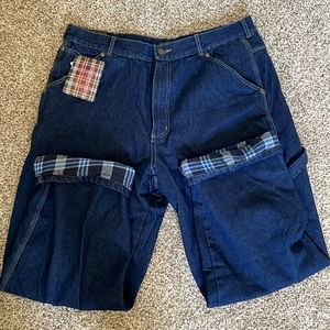 New flannel lined carpenter pants